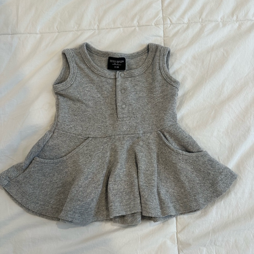 Little Bipsy Gray Casual Kids Dress